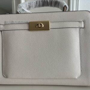 Coach White Satchel Bag